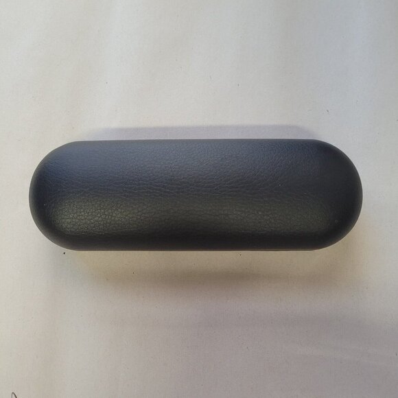 Oakley Black Sunglasses / Eyeglasses Hinged Hard Clamshell Case Faux Leather - Picture 3 of 3